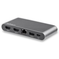 StarTech.com Adaptateur multiport AV numérique USB-C avec 2 sorties HDMI 4K - PD 3.0 100 W