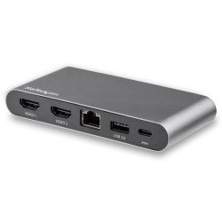 StarTech.com Adaptateur multiport AV numérique USB-C avec 2 sorties HDMI 4K - PD 3.0 100 W