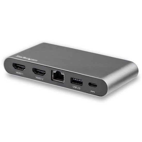 StarTech.com Adaptateur multiport AV numérique USB-C avec 2 sorties HDMI 4K - PD 3.0 100 W