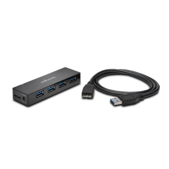 Kensington k39122eu hub & concentrateur USB 3.0 (3.1 Gen 1) Micro-B 5000 Mbit/s