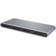 StarTech.com Lecteur de carte mémoire SD à 4 ports avec interface USB-C - USB 3.1 (10 Gbps)