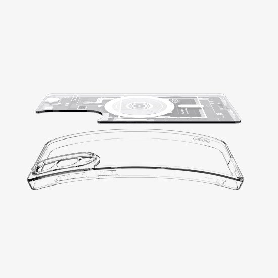 Spigen Ultra Hybrid Zero One (MagFit) coque de protection pour téléphones portables 17 cm (6.7") Housse Blanc Spigen Ultra Hybrid Zero One (MagFit) coque de protection pour téléphones portables 17 cm (6.7") Housse Blanc