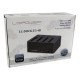 LC-Power LC-DOCK-U3-4B Station d'accueil de disques de stockage USB 3.2 Gen 1 (3.1 Gen 1) Type-A Noir