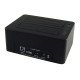 LC-Power LC-DOCK-U3-HUB Station d'accueil de disques de stockage USB 3.2 Gen 1 (3.1 Gen 1) Type-B Noir