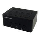 LC-Power LC-DOCK-U3-HUB Station d'accueil de disques de stockage USB 3.2 Gen 1 (3.1 Gen 1) Type-B Noir LC-Power LC-DOCK-U3-HUB Station d'accueil de disques de stockage USB 3.2 Gen 1 (3.1 Gen 1) Type-B Noir