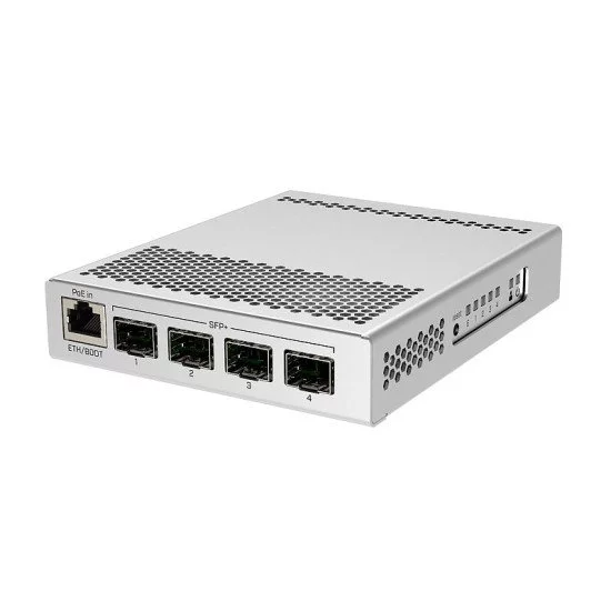 Mikrotik CRS305-1G-4S+IN commutateur réseau Géré Gigabit Ethernet (10/100/1000) Connexion Ethernet POE Blanc Mikrotik CRS305-1G-4S+IN commutateur réseau Géré Gigabit Ethernet (10/100/1000) Connexion Ethernet POE Blanc