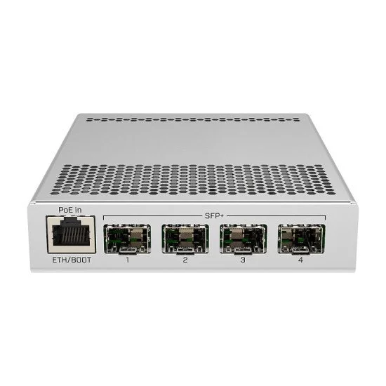 Mikrotik CRS305-1G-4S+IN commutateur réseau Géré Gigabit Ethernet (10/100/1000) Connexion Ethernet POE Blanc Mikrotik CRS305-1G-4S+IN commutateur réseau Géré Gigabit Ethernet (10/100/1000) Connexion Ethernet POE Blanc