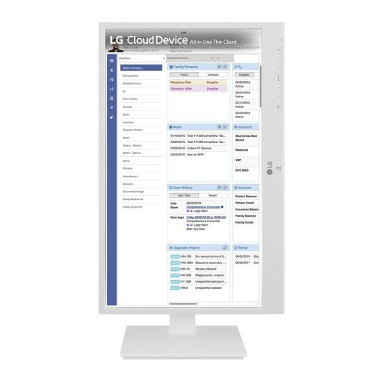LG 24CR671N-2P.AEU PC tout en un/station de travail Intel® Pentium® N6005 60,5 cm (23.8") 1920 x 1080 pixels All-in-One thin client 8 Go DDR4-SDRAM 256 Go SSD Blanc