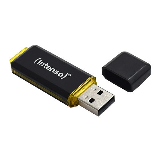 Intenso High Speed Line lecteur USB flash 128 Go USB Type-A 3.2 Gen 1 (3.1 Gen 1) Noir, Jaune