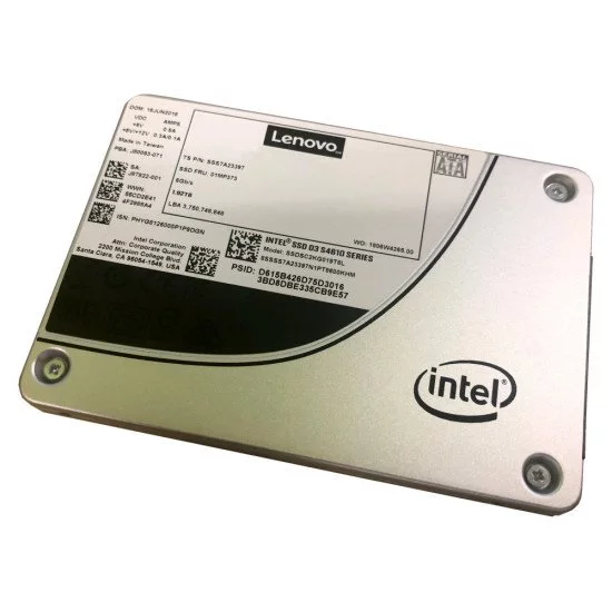 Lenovo 4XB7A13634 disque SSD 2.5" 480 Go Série ATA III 3D TLC NAND Lenovo 4XB7A13634 disque SSD 2.5" 480 Go Série ATA III 3D TLC NAND