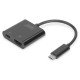 Digitus DA-70856 hub & concentrateur USB 3.2 Gen 1 (3.1 Gen 1) Type-C Noir
