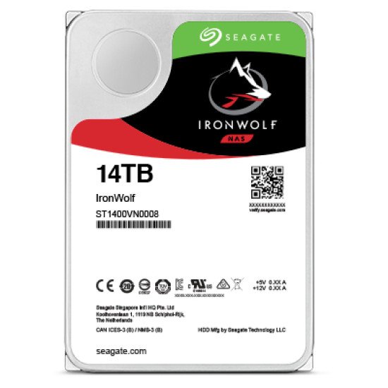 Seagate IronWolf Pro 3.5" 12 To Série ATA III Seagate IronWolf Pro 3.5" 12 To Série ATA III