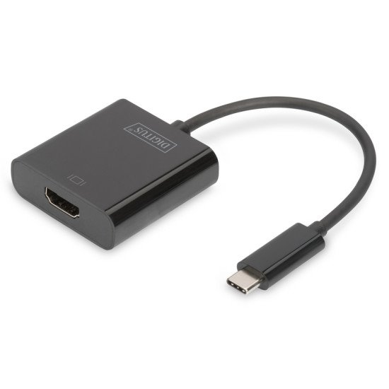 Digitus DA-70852 hub & concentrateur USB 3.2 Gen 1 (3.1 Gen 1) Type-C Noir