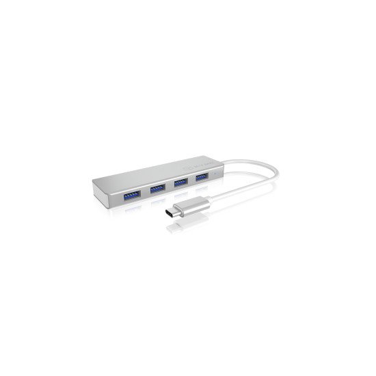 ICY BOX IB-HUB1425-C3 USB 3.2 Gen 1 (3.1 Gen 1) Type-C 5000 Mbit/s Argent