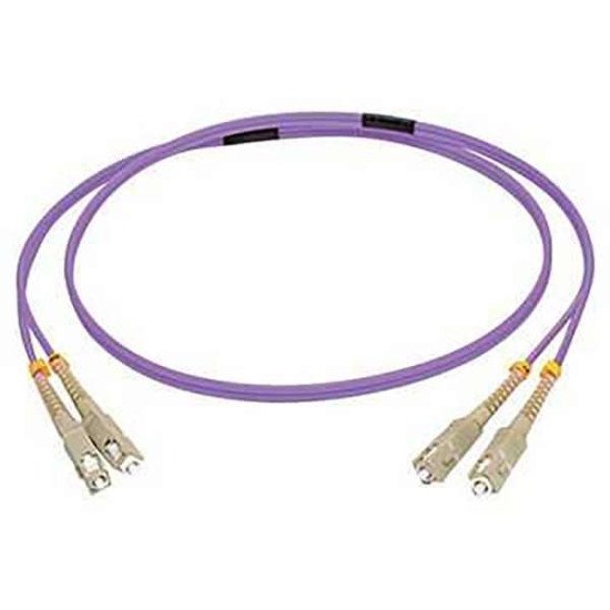 C2G 7 M CORDON DE RACCORDEMENT FIBRE OPTIQUE SC/SC OM4 LSZH - VIOLET