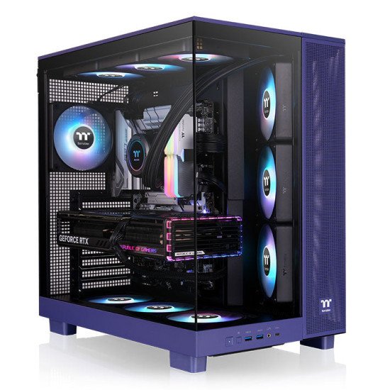 Thermaltake CA-11E-00MNWN-00 unité centrale Midi Tower Bleu Thermaltake CA-11E-00MNWN-00 unité centrale Midi Tower Bleu
