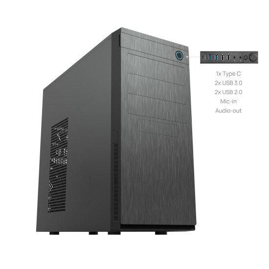 Chieftec HC-10B-OP unité centrale Mini Tower Noir