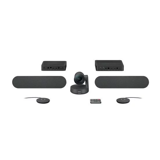 Logitech Rally Plus système de vidéo conférence Group video conferencing system 16 personne(s) Ethernet/LAN Logitech Rally Plus système de vidéo conférence Group video conferencing system 16 personne(s) Ethernet/LAN