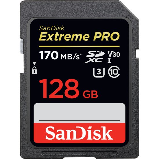 Sandisk Exrteme PRO mémoire flash 128 Go SDXC Classe 10 UHS-I