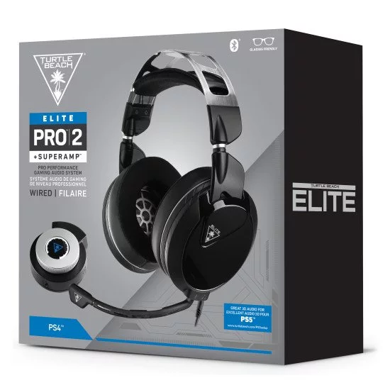 Turtle Beach Elite Pro 2 + SuperAmp PS4 Casque Avec fil &sans fil Arceau Jouer Bluetooth Noir Turtle Beach Elite Pro 2 + SuperAmp PS4 Casque Avec fil &sans fil Arceau Jouer Bluetooth Noir