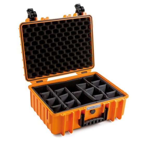B&W 5000/O/RPD Boîte à outils Orange Polypropylène (PP)
