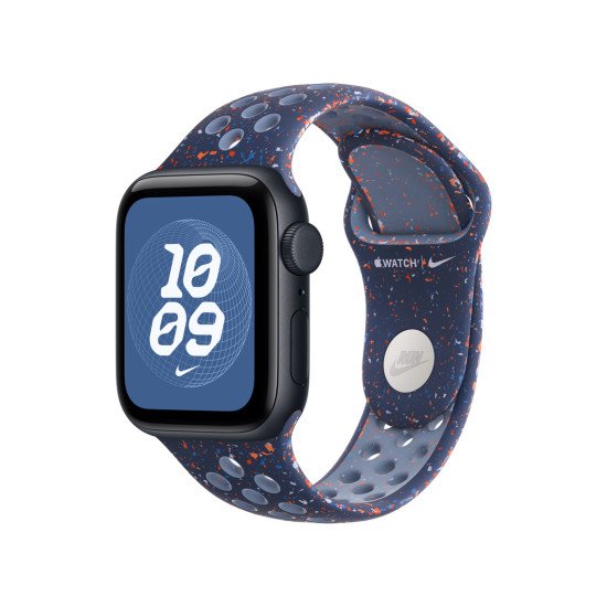Apple MGA74ZM/A accessoire intelligent à porter sur soi Bande Bleu Aluminium, Fluoroélastomère Apple MGA74ZM/A accessoire intelligent à porter sur soi Bande Bleu Aluminium, Fluoroélastomère