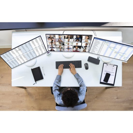 Kensington Station d'accueil sans pilote USB-C 10 Gbits/s avec triple sortie vidéo EQ SD4843P