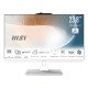 MSI Modern AM242TP 1M-1208DE PC tout en un/station de travail Intel Core 3 100U 60,5 cm (23.8") 1920 x 1080 pixels PC All-in-One 16 Go DDR5-SDRAM 256 Go SSD Windows 11 Pro Wi-Fi 6E (802.11ax) Blanc MSI Modern AM242TP 1M-1208DE PC tout en un/station de travail Intel Core 3 100U 60,5 cm (23.8") 1920 x 1080 pixels PC All-in-One 16 Go DDR5-SDRAM 256 Go SSD Windows 11 Pro Wi-Fi 6E (802.11ax) Blanc