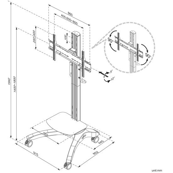 Newstar PLASMA-M2000 support tv Newstar PLASMA-M2000 support tv