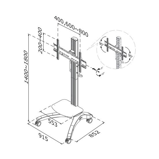 Newstar PLASMA-M2000 support tv Newstar PLASMA-M2000 support tv