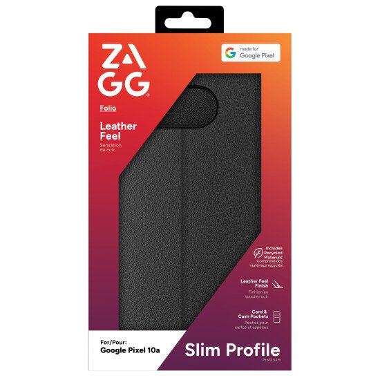 ZAGG Folio Case coque de protection pour téléphones portables 16 cm (6.3") Noir