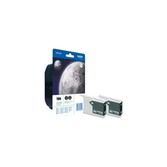 Brother Pack de cartouches d'encre : Noir x2 Brother Pack de cartouches d'encre : Noir x2