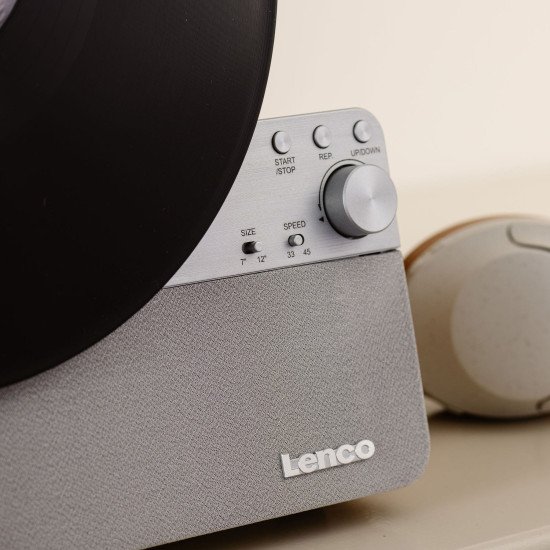 Lenco LSA-071SI Tourne-disque entraîné par courroie Gris Manuel