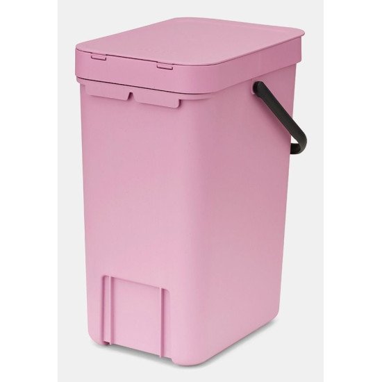 Brabantia Sort & Go 12 L Rectangulaire Plastique recyclé Rose