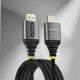 StarTech.com Câble HDMI Haute Vitesse Certifié Premium 1m (3ft), Ultra Flexible, 4K 60Hz/1440p 144Hz avec HDR10/ARC, 18Gbps, Cordon HDMI Tressé Haute Flexibilité