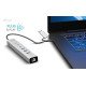 i-tec USB-C/USB-A Metal HUB 6 port (3x USB-C, 3x USB-A), LAN, Power Delivery 85W