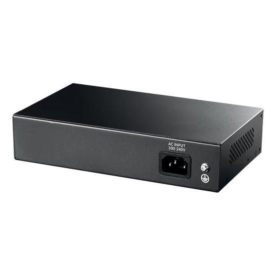 Strong SW5011POE+ commutateur réseau Gigabit Ethernet (10/100/1000) Connexion Ethernet POE Montage sur le bureau ou sur le mur Noir