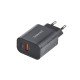 Intenso Adaptateur secteur W30AC, 30 W, ports USB-A et USB-C, noir