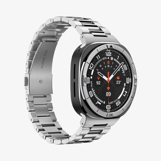 Spigen Bezel Tune Couverture Argent Acier inoxydable