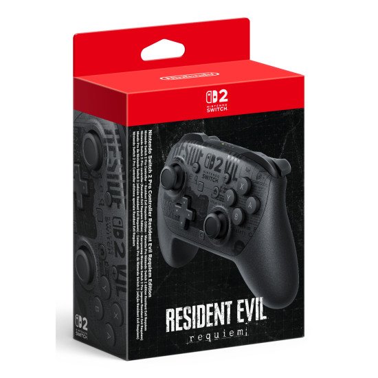 Nintendo Manette Pro Switch 2 édition Resident Evil Requiem