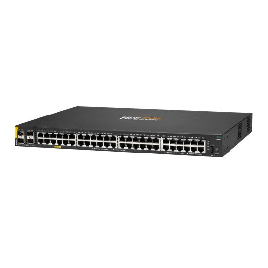 HPE Aruba Networking CX 6000 48p 10M/100M/1G Class4 PoE 4p SFP 1G 370W Switch