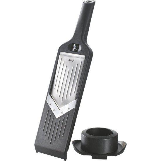 GEFU VIOLI trancheuse Manuel Noir Synthétique ABS, Acier inoxydable