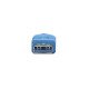 Manhattan Rallonge USB-A vers USB-A, 2 m, mâle vers femelle, 5 Gbit/s (USB 3.2 Gen1 / USB 3.0), bleu, garantie à vie, équivalent à USB3SEXT2MBK (sauf la couleur)