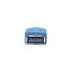 Manhattan Rallonge USB-A vers USB-A, 2 m, mâle vers femelle, 5 Gbit/s (USB 3.2 Gen1 / USB 3.0), bleu, garantie à vie, équivalent à USB3SEXT2MBK (sauf la couleur)