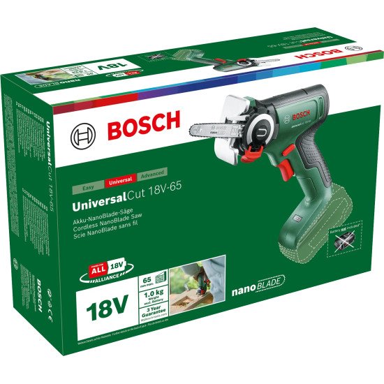 Bosch UniversalCut 18V-65 scie sauteuse 8000 spm 1 kg