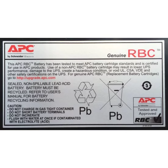 APC RBC47 Batterie de l'onduleur APC RBC47 Batterie de l'onduleur