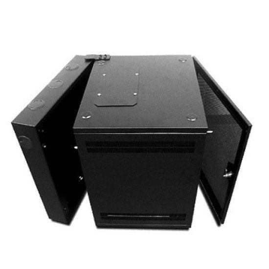 APC NetShelter WX Wall-Mount Enclosure 13U Glass Door Black Rack monté sur le mur Noir