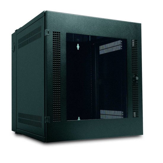 APC NetShelter WX Wall-Mount Enclosure 13U Glass Door Black Rack monté sur le mur Noir