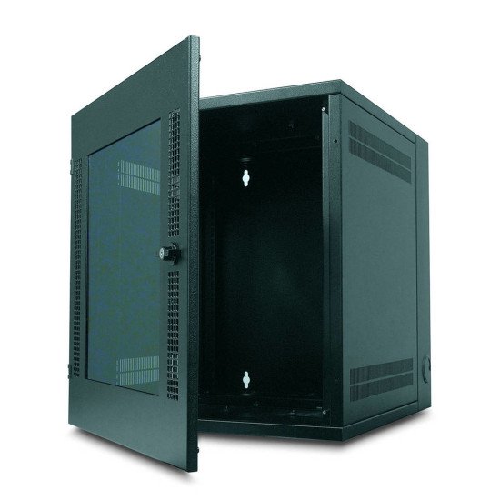 APC NetShelter WX Wall-Mount Enclosure 13U Glass Door Black Rack monté sur le mur Noir