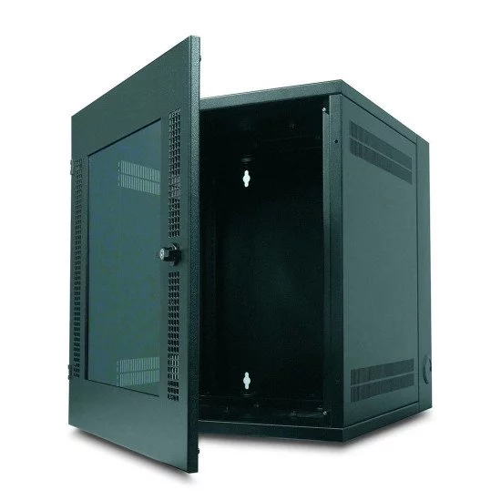 APC NetShelter WX Wall-Mount Enclosure 13U Glass Door Black Rack monté ...